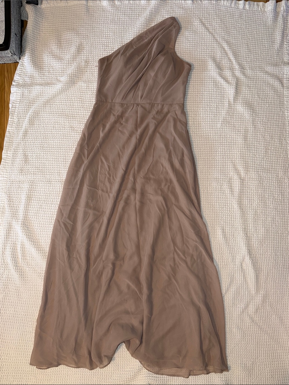 Birdy Grey Bridesmaid Dress- Kira Chiffon Dress - Taupe